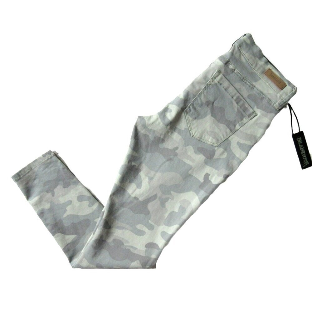 NWT Blank NYC Sullivan in Light Camo Camouflage Stretch Twill Skinny Jeans 27